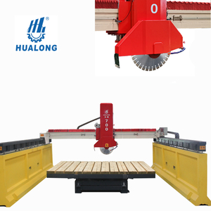 HUALONG HLSQ-700 אוטומטית אינפרא אדום מכונת חיתוך מסור אבן עבור חותך שיש מחיר זול
